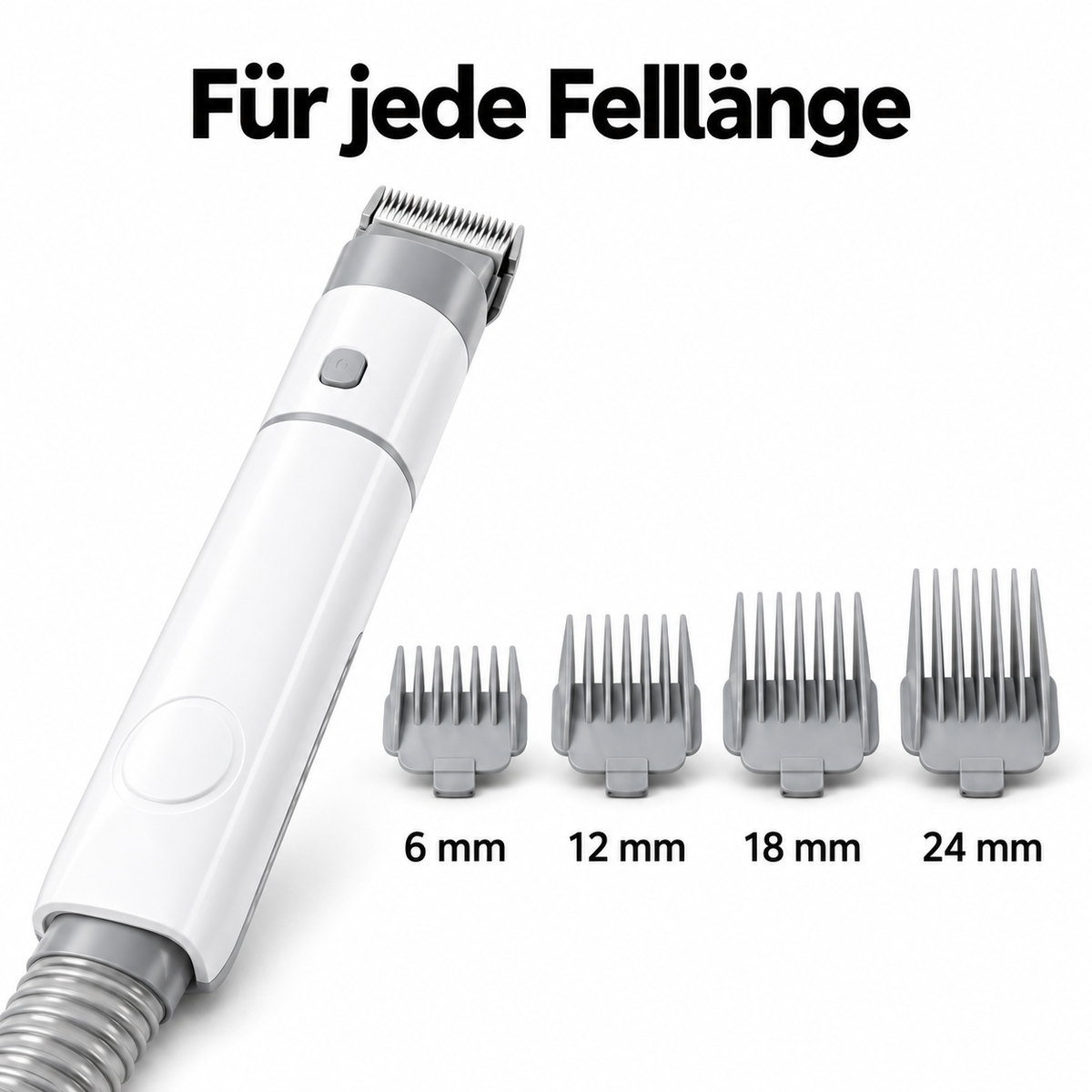 Fellfrei Vac 5-in-1 – Tierpflege-Sauger: bürsten, kürzen & absaugen